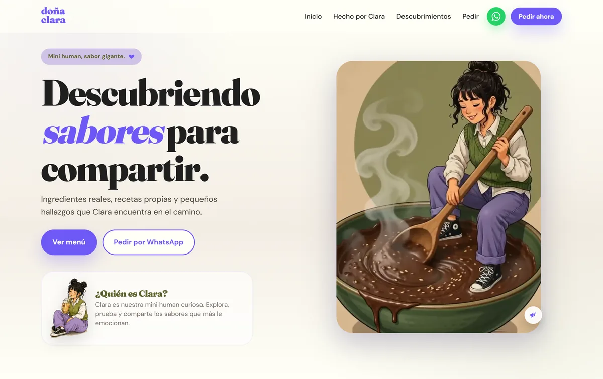 Pantalla de Doña Clara
